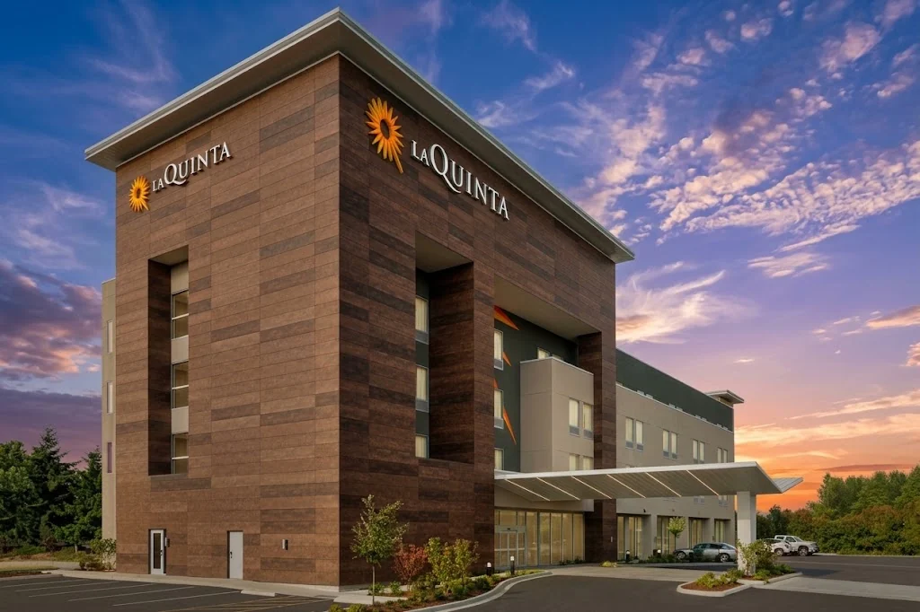 Hotel lobby seating area